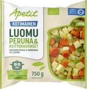 Apetit Kotimainen Luomu Peruna&Keittokasvis Pakaste 750G (6430104923907)