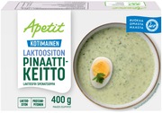 Apetit Kotimainen Laktoositon Pinaattikeitto Pakaste 400G (6430104960377)