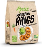 Apetit Porkkanarings Sourcream&Onion Pakaste 250G (6430104966881)