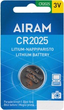 Cr2025 3V Litiumparisto Airam 1Krt (6435200138132)
