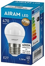 Airam Led 5,5W/840 E27 Koriste 500Lm (6435200215222)