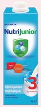 Nutrijunior 3 1L, Maitojuoma Leikki-Ikäiselle, 1-3V. (6438091403211)