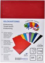 Karto Kartonkipaketti A4 220Gsm 1Kg Värilajitelma (6438224380105)