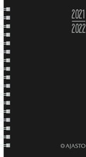 Taskukalenteri Simple, Musta (6438260030132)