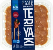 Kotimaista Kanan Fileesuikale Teriyaki 350G (6438348001276)