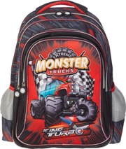 Lasten Reppu Monster Car 3D (6438460131066)
