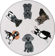 Vallila Matto Doggies 133Cm Beige (6498350125568)