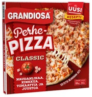 Grandiosa Classic Perhepizza, Naudanlihaa, Kinkkua, Tomaattia Ja Juustoa 555G