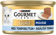 Gourmet 85G Gold Tonnikala Mousse Kissanruoka