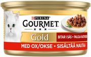Gourmet Gold 85G Naudanlihaa Kastikkeessa Kissanruoka (7042110081862)
