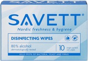 Savett Disinfecting Wipe Kosteuspyyhe Ihon Desinfiointiin 10Kpl (7046110054758)