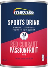 Maxim Sports Drink Red Currant & Passion Fruit Punaherukan Ja Passionhedelmän Makuinen Urheilujuomajauhe 480G (7070866028305)