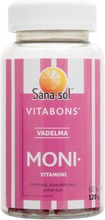 Sana-Sol Vitabons Pehmeä Ja Pureskeltava Monivitamiinivalmiste, Vadelmanmakuinen, Ravintolisä 60 Kpl (7070866030780)