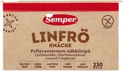 Semper Gluteeniton Pellavansiemen Näkkileipä 230G (7310100566898)