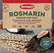 Semper Gluteeniton Rosmariini & Suola -Näkkileipä 230G (7310100567055)
