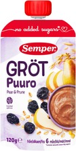Semper 120G Puuro Päärynä & Luumu Alkaen 6 Kk Käyttövalmis Lastenpuuro (7310100697738)