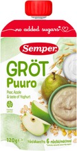 Semper 120G Puuro Jogurtti, Omena & Päärynä Alkaen 6 Kk Käyttövalmis Lastenpuuro (7310100698643)
