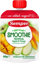 Semper 90G Smoothie Tropisk Omenaa Ja Mangoa Alkaen 6 Kk Lasten Hedelmäsose (7310100701367)