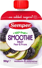 Semper 90G Smoothie Päärynää Ja Luumua, Lasten Hedelmäsmoothie Alkaen 6Kk (7310100709202)
