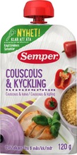 Semper 120G Couscous & Kana Alkaen 6 Kk, Valmis Ateria (7310100971623)