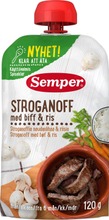 Semper 120G Stroganoffia Naudanlihaa & Riisiä Alkaen 6 Kk, Lasten Valmisateria (7310100972613)