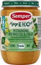 Semper Vego Eko 190G Luomu Pastagratiinia, Parsakaalia Ja Purjoa Alkaen 8Kk Lasten Luomuateria (7310100980465)