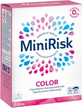 Mini Risk 2,65Kg Color Pyykinpesujauhe Kirjo-Ja Yleispyykkiin Herkkäihoisille Hajusteeton
