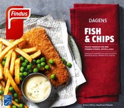 Findus Dagens  Fish &amp; Chips Msc 340G, Pakaste