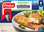 Findus Kevyesti Paneroidut Kalafileet, Ranskalaiset Yrtit Msc 225G, Pakaste (7310500179537)