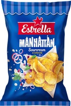 Estrella Manhattan Sourcream & Onion Chips 275G (7310532105986)