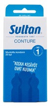 Sultan Conture Muotoiltu Kondomi 25Kpl