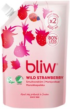 Bliw Mansikkapaikka Täyttöpussi Nestesaippua 600Ml (7310610018061)