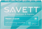 Savett Fresh & Clean Kosteuspyyhe 10Kpl (7310613024250)