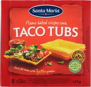 Santa Maria Taco Tubs Tacokuoret 8 Kpl, 145 G