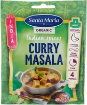 Santa Maria 30G Indian Spices Curry Masala Organic (7311311003509)