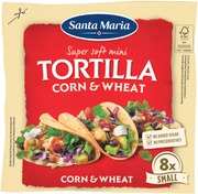 Santa Maria 200G Tortilla Corn & Wheat Small (8-Pack) 200Gx14 (7311311022395)