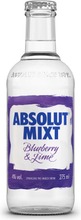 Absolut Mixt Blueberry & Lime 275Ml 4% (7312040322886)