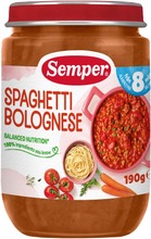 Semper 190G Spagettia & Jauhelihakastiketta Alkaen 8 Kk Lastenateria (7312170095650)