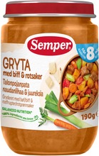 Semper 190G Talonpojanpata Naudanlihaa & Juureksia Alkaen 8 Kk Lastenateria (7312170095667)