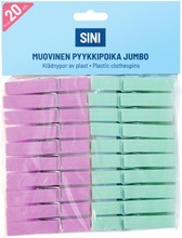 Sini Muovinen Pyykkipoika Jumbo 20Kpl (7312280015265)