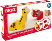 Brio Magneettinen Norsu Ja Kirahvi (7312350302844)