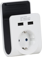 Gelia Latausasema 2Xusb 1Xschuko (7318270104209)