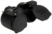 Gelia Haaroituspistoke 2-Osainen Ip44 Musta (7318272382629)
