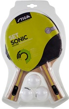 Stiga Sonic Pöytätennissetti 2 Mailaa Ja 3 Palloa (7318688015975)