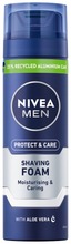 Nivea Men 200Ml Protect & Care Moisturising Shaving Foam -Partavaahto (7319470817005)