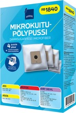 Rainbow Pölypussi Rb1840 4Kpl + Moottorisuodatin (7319599012329)