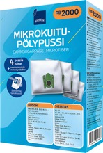 Rainbow Pölypussi Rb2000 4Kpl + Moottorisuodatin (7319599012343)