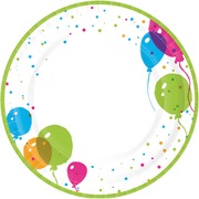 Duni Paper+ Design 10Kpl 22Cm Splash Balloon Kartonkilautanen (7321011922338)