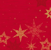 Duni Dunisoft 12Kpl 40Cm Star Stories Punainen Lautasliina (7321011929856)