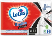 Lotus Emilia Design Vallila Talouspaperi 5X4rl Säkki